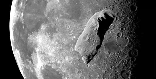 asteroide luna schianto