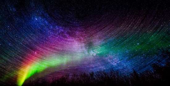 aurora boreale tecnicolor