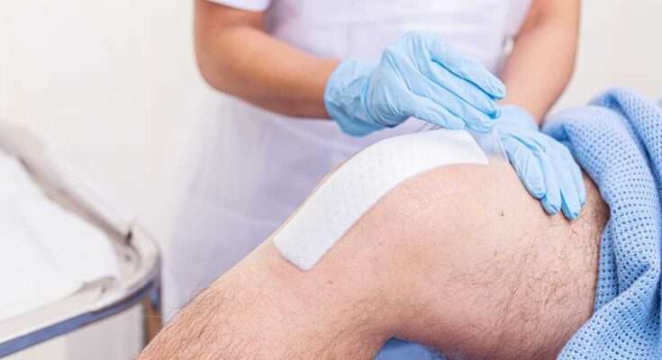 medicazione ferita post operatoria