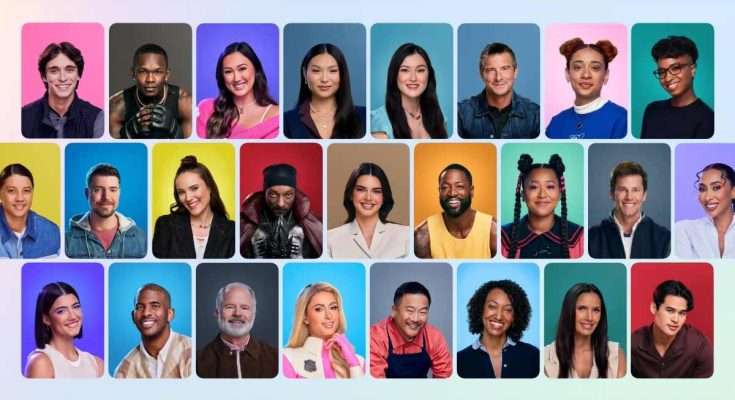 vip e influencer personificano l'AI per Meta