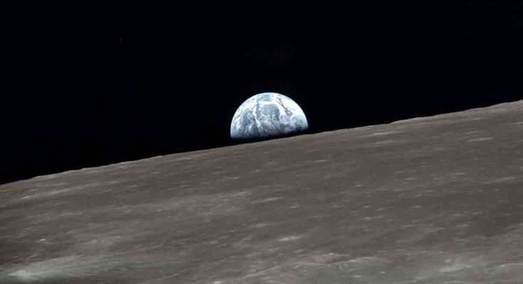 Terra vista dalla Luna NASA Apollo 10