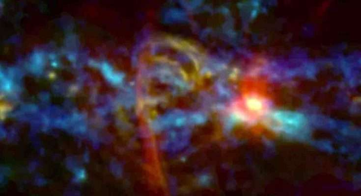 NASA bastoncino di zucchero via lattea