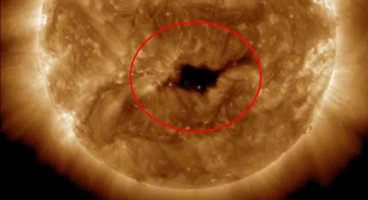 Buco coronale Sole