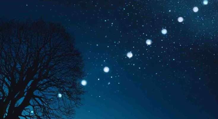 Trenino satelliti Starlink