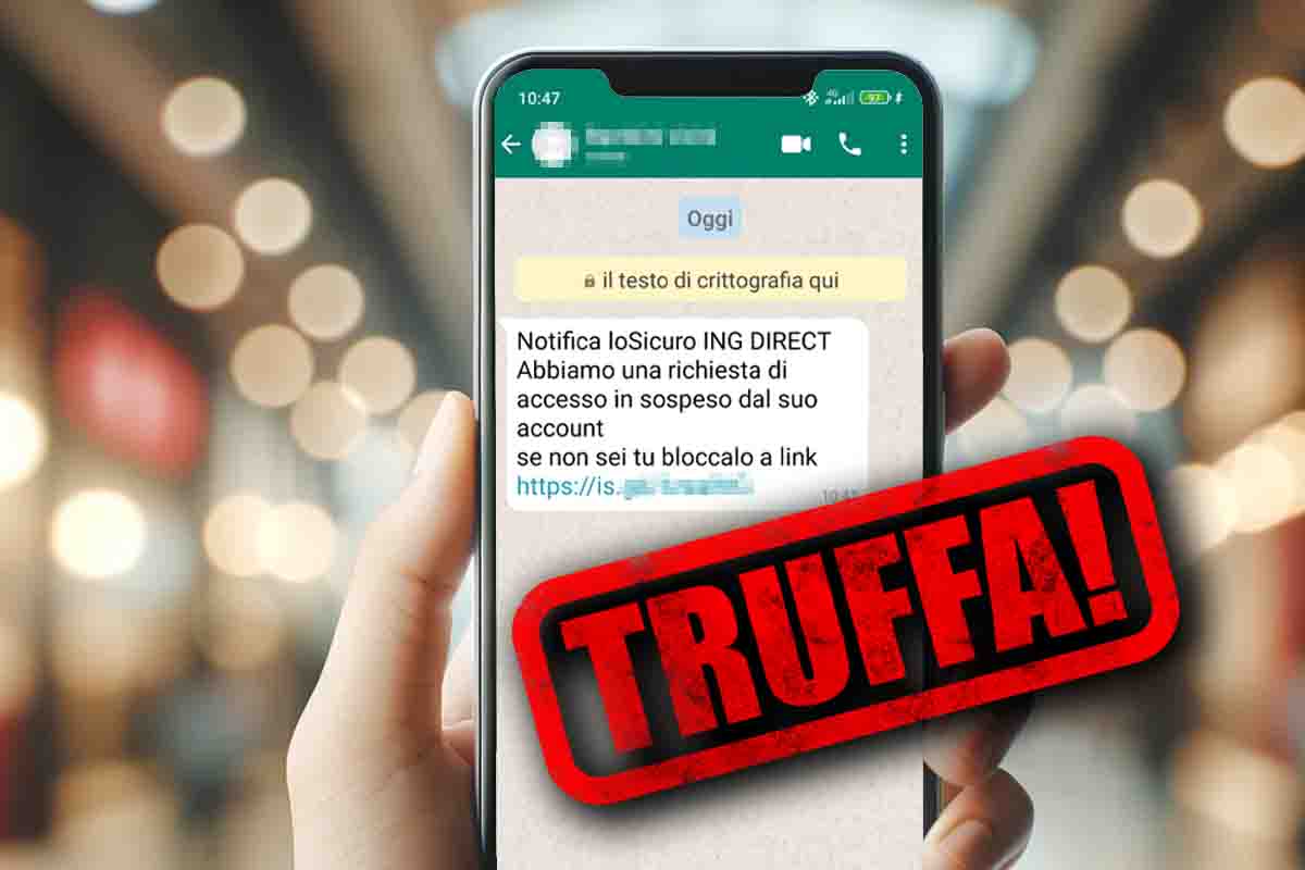 Messaggio ING Direct: attenzione alla truffa grado di svuotare il conto ...