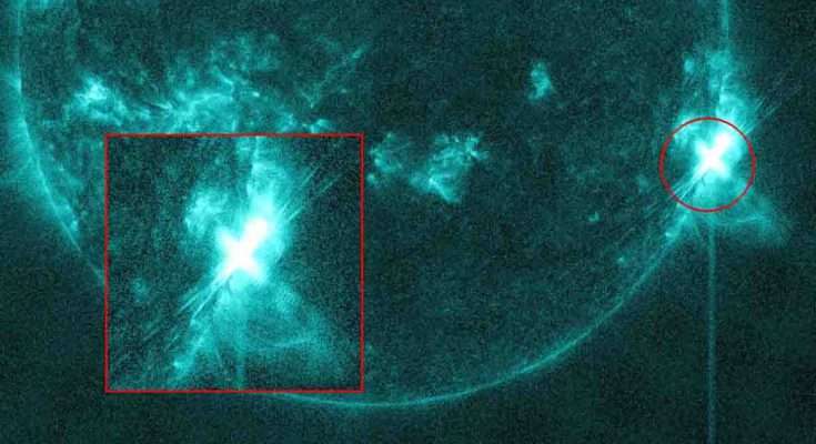 Eruzione solare di classe X8.79, la più grande degli ultimi due decenni: quali impatti sulla Terra?