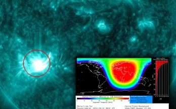 Blackout radio R3 esplosione X1.43