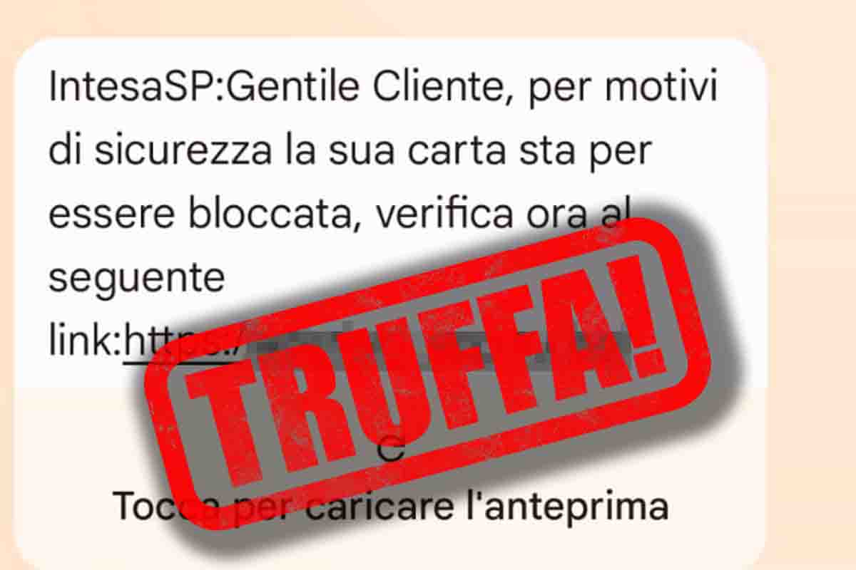 Intesa San Paolo Carta Bloccata Per Mancata Sicurezza Web