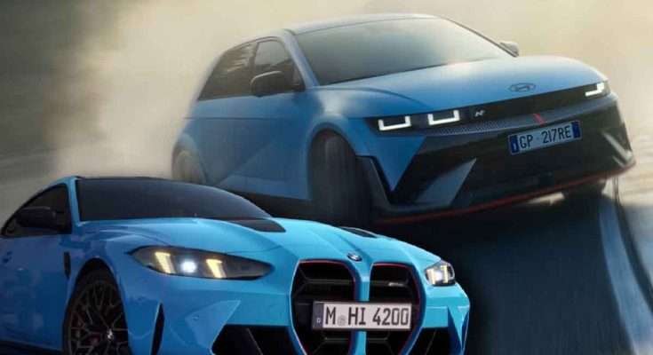 Guarda la Hyundai Ioniq 5 N sfidare la BMW M4