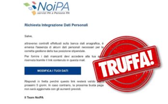 Truffa NoiPA