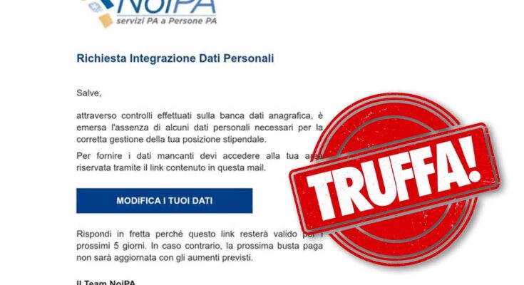 Truffa NoiPA