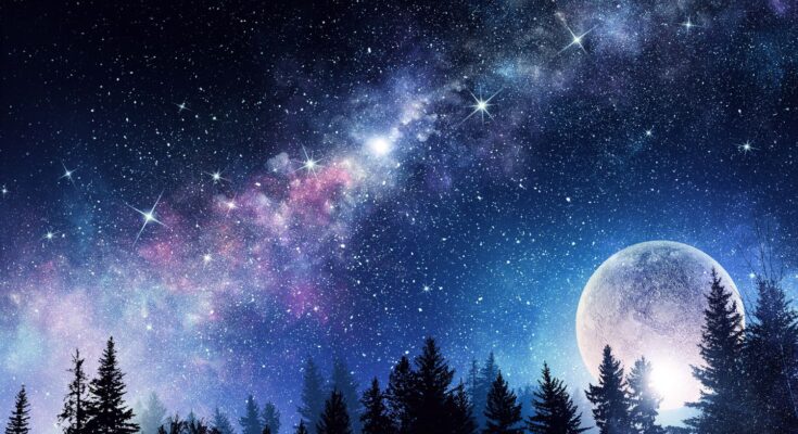 luna pleaidi meteore