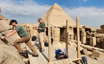 piramidi giza nuovo ingresso menkaure