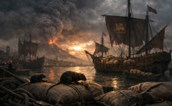 Eruzioni vulcaniche medievali e peste nera