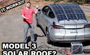 Tesla Model 3 tetto solare