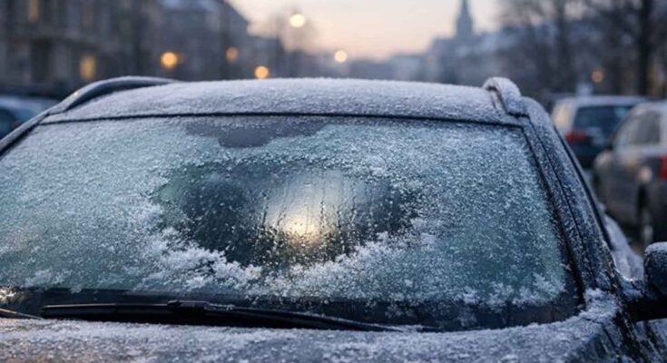 parabrezza da sbrinare