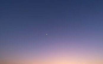 congiunzione luna marte mercurio