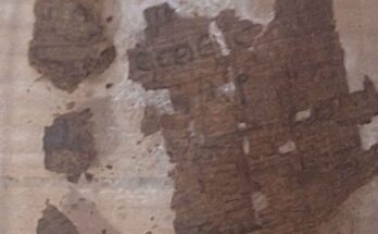 Antico Egitto papiro Iliade