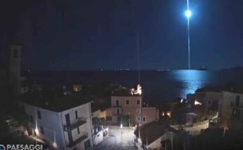 bolide in Liguria