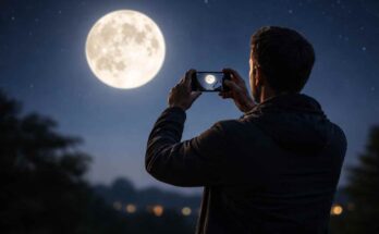 fotografare la luna