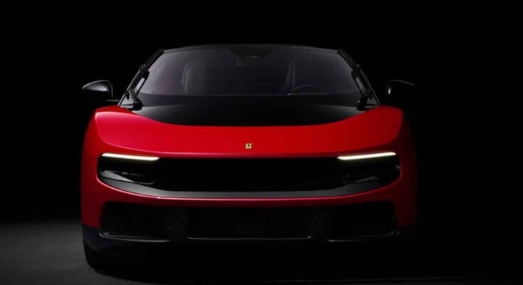 Ferrari Luce render rossa