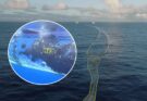 Sistema galleggiante recupera rifiuti plastici dall’oceano simulando una linea costiera