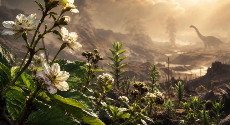 piante da fiore preistoria