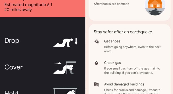 Allerta terremoto android