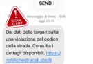 SMS falso su multa stradale da SEND: occhio alla truffa dati