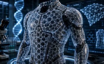 materiale di vetro e dna