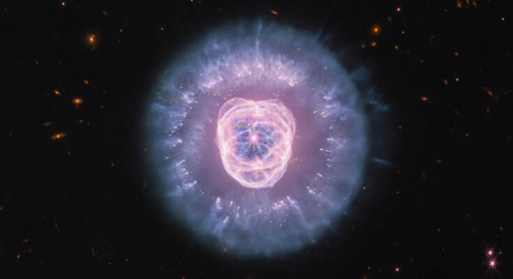 nebulosa leone immagini telescopio webb