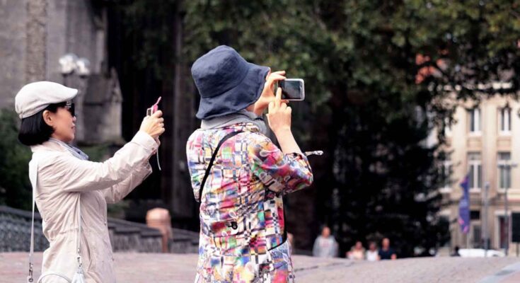 smartphone in viaggio