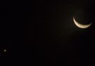 Venere sparisce dietro la Luna: occultazione e poi il bacio celeste