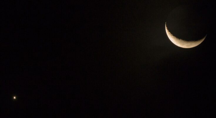 occultazione venere luna