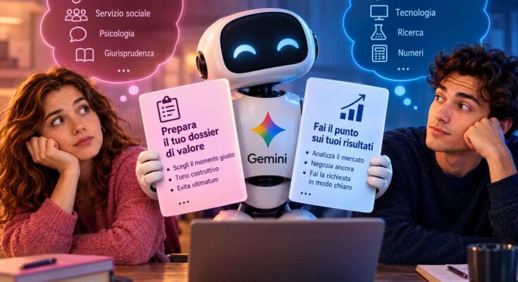 Gemini e lavoro tra maschi e femmine