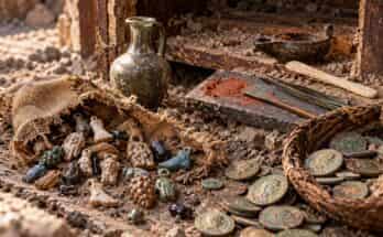 Pompei ritrovamenti trucco monete e amuleti